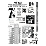 Spellbinders Keepsake Numbers Clear Stamp Set by Esther Glas