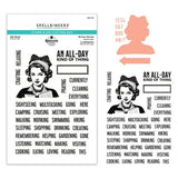 Spellbinders - ING Words Stamp & Die Set by Esther Glas