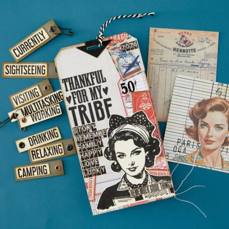 Spellbinders - ING Words Stamp & Die Set by Esther Glas