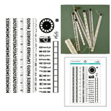 Spellbinders Keepsake Strips Clear Stamp Set by Esther Glas
