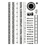 Spellbinders Keepsake Strips Clear Stamp Set by Esther Glas