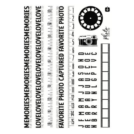 Spellbinders Keepsake Strips Clear Stamp Set by Esther Glas