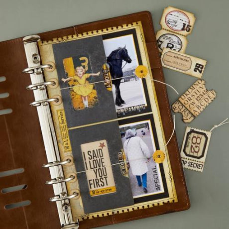 Spellbinders - Page with Flap Pocket Etched Dies by Esther Glas