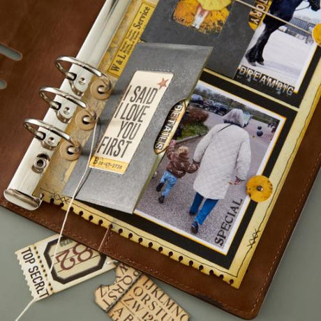Spellbinders - Page with Flap Pocket Etched Dies by Esther Glas