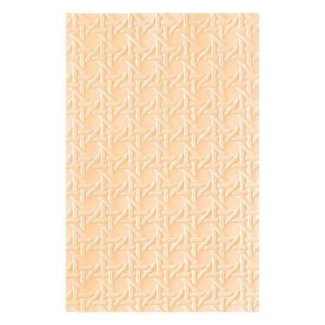 Spellbinders - Rattan Cane 3D Embossing Folder by Simon Hurley