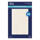 Spellbinders - Rattan Cane 3D Embossing Folder by Simon Hurley