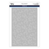 Spellbinders - Flowing Florals 3D Embossing Folder and Stencil Bundle by Simon Hurley