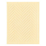 Spellbinders - A2 Herringbone Decor 3D Embossing Folder by Yana Smakula