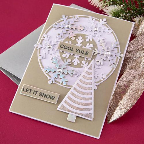 Spellbinders - Snowflake Wreath Etched Dies by Lisa Horton
