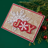 Spellbinders - Snowflake Background Etched Dies by Lisa Horton