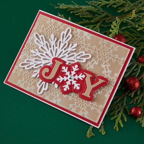 Spellbinders - Snowflake Background Etched Dies by Lisa Horton