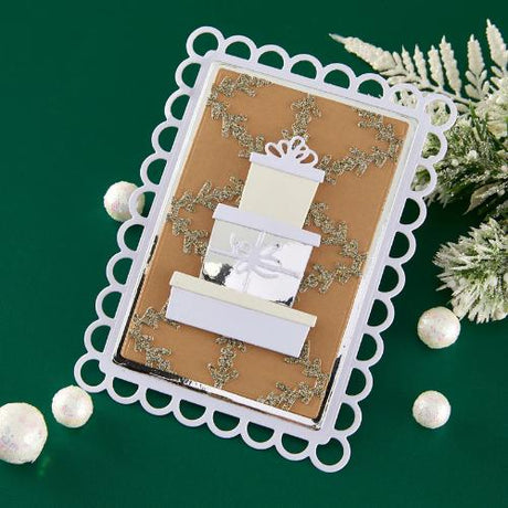 Spellbinders - Snowflake Background Etched Dies by Lisa Horton