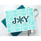Spellbinders - Snowflake Background Etched Dies by Lisa Horton