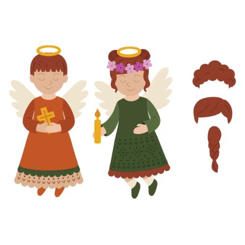 Spellbinders - Bibi's Little Blessings I Want it All! Bundle by Bibi Cameron - Postage as per Actual