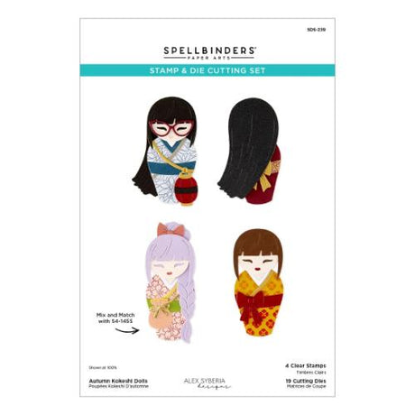 Spellbinders - Autumn in Kyoto Curated Bundle by Alex Syberia - Postage as per Actual