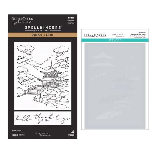 Spellbinders - Autumn in Kyoto Curated Bundle by Alex Syberia - Postage as per Actual
