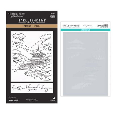 Spellbinders - Autumn in Kyoto Curated Bundle by Alex Syberia - Postage as per Actual