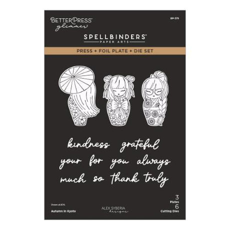Spellbinders - Autumn in Kyoto Curated Bundle by Alex Syberia - Postage as per Actual