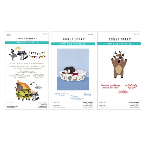 Spellbinders - Merry Mayhem Stamp & Die Bundle - Postage as per Actual