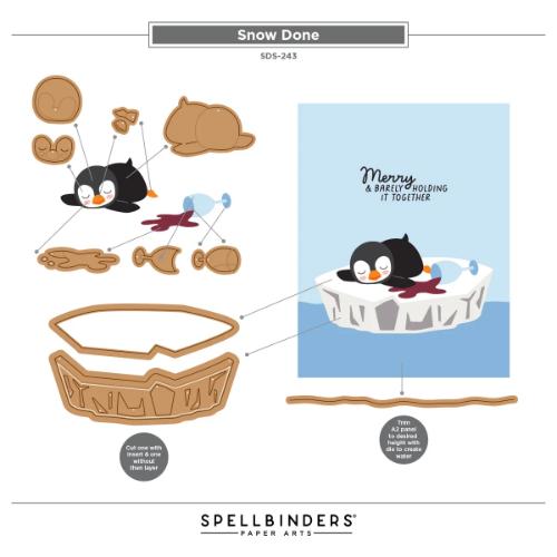 Spellbinders - Merry Mayhem Stamp & Die Bundle - Postage as per Actual
