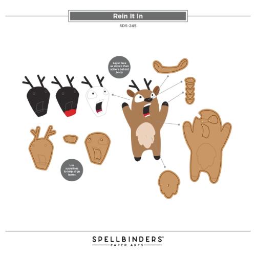 Spellbinders - Merry Mayhem Stamp & Die Bundle - Postage as per Actual