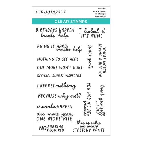 Spellbinders - Snack Goals I Want It All Bundle - Postage as per Actual