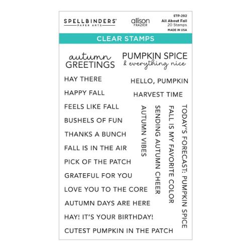 Spellbinders - Fall Adventures I Want It All! Bundle by Allison Frazier - Postage as per Actual