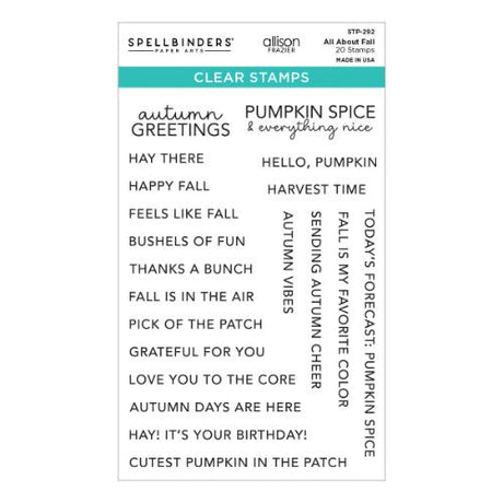 Spellbinders - Fall Adventures I Want It All! Bundle by Allison Frazier - Postage as per Actual