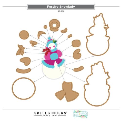 Spellbinders - Festive Felt Christmas I Want It All! Bundle by Lolli & Grace - Postage as per Actual