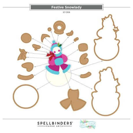 Spellbinders - Festive Felt Christmas I Want It All! Bundle by Lolli & Grace - Postage as per Actual
