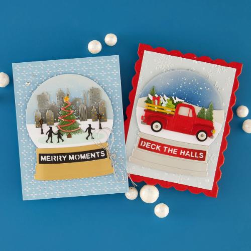 Spellbinders - Snow Globe Scenes Die Bundle by Simon Hurley - Postage as per Actual
