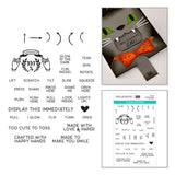 Spellbinders - Ultimate Action Clear Stamp Set