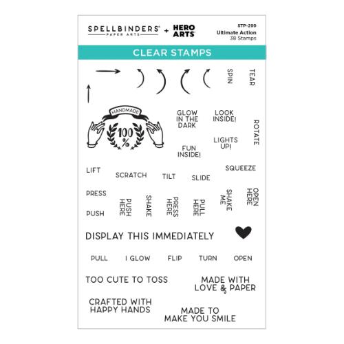 Spellbinders - Ultimate Action Clear Stamp Set