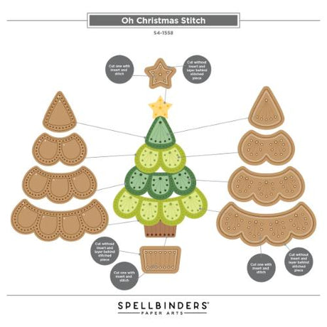 Spellbinders - Oh Christmas Stitch I Want It All! Bundle - Postage as per Actual