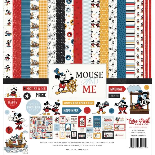 Echo Park Mouse And Me 12x12 Inch Collection Kit (MAM487016) - Postage as per Actual