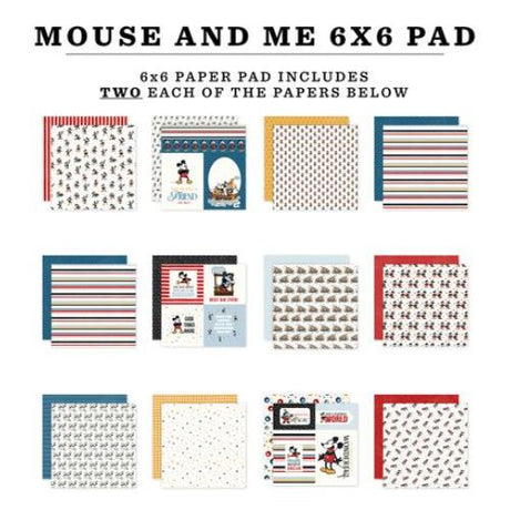 Echo Park Double-Sided Paper Pad 6"X6"-Mouse And Me