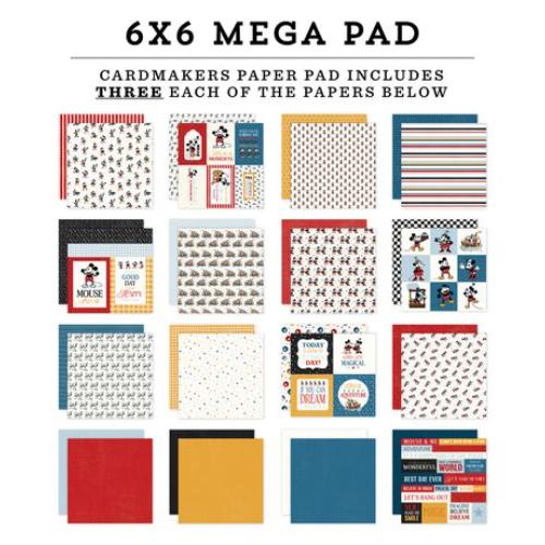 Echo Park Cardmakers MegaPad 6"X6"-Mouse And Me