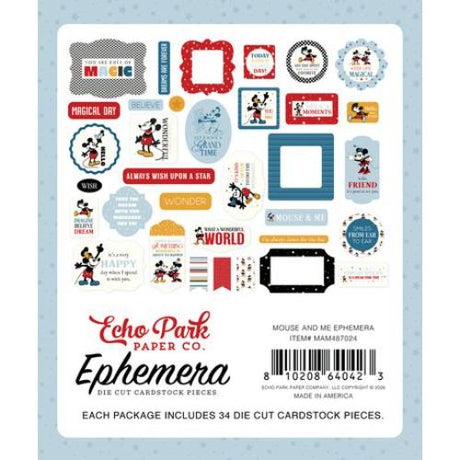 Echo Park Ephemera-Mouse And Me