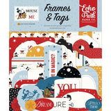 Echo Park Frames & Tags Ephemera-Mouse And Me