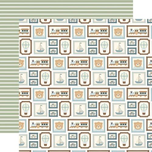 Carta Bella Little Lullabies Baby Boy 12x12 Inch Collection Kit (CBLUB485016) - Postage as per Actual