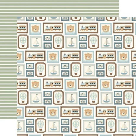 Carta Bella Little Lullabies Baby Boy 12x12 Inch Collection Kit (CBLUB485016) - Postage as per Actual