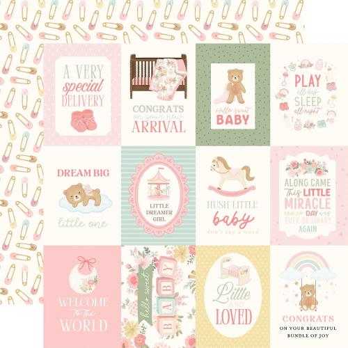 Carta Bella Little Lullabies Baby Girl 12x12 Inch Collection Kit (CBLUG486016) - Postage as per Actual
