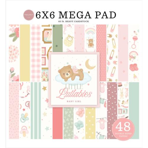 Carta Bella Little Lullabies Baby Girl 6x6 Inch Cardmakers Mega Pad (CBLUG486031)