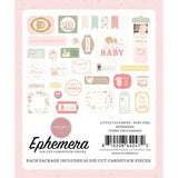 Carta Bella Little Lullabies Baby Girl Ephemera (CBLUG486024)