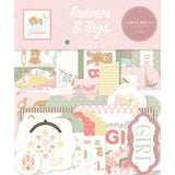 Carta Bella Little Lullabies Baby Girl Frames & Tags (CBLUG486025)