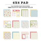 Echo Park In Full Bloom 6x6 Inch Paper Pad (IFB484023)
