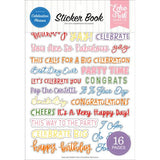 Echo Park Essentials Celebration Phrases Sticker Book (CEP533029)