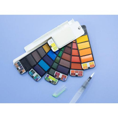 Crafter's Companion Flip Watercolour Paint Palette (42 Colours) (CC-FLIP-WATPAL) - Postage as per Actual