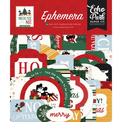 Echo Park Mouse And Me Christmas Ephemera (MMC520024)