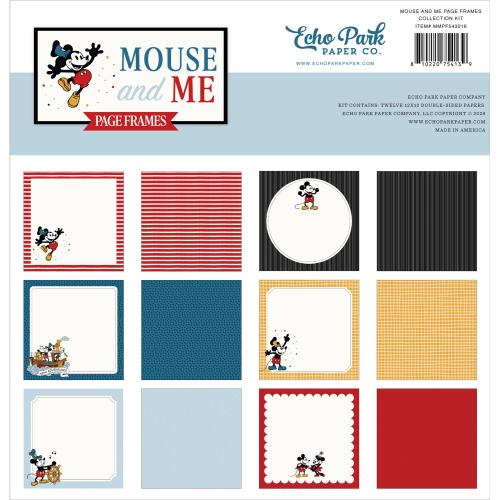 Echo Park Mouse And Me Page Frames 12x12 Inch Collection Kit (MMPF543016) - Postage as per Actual